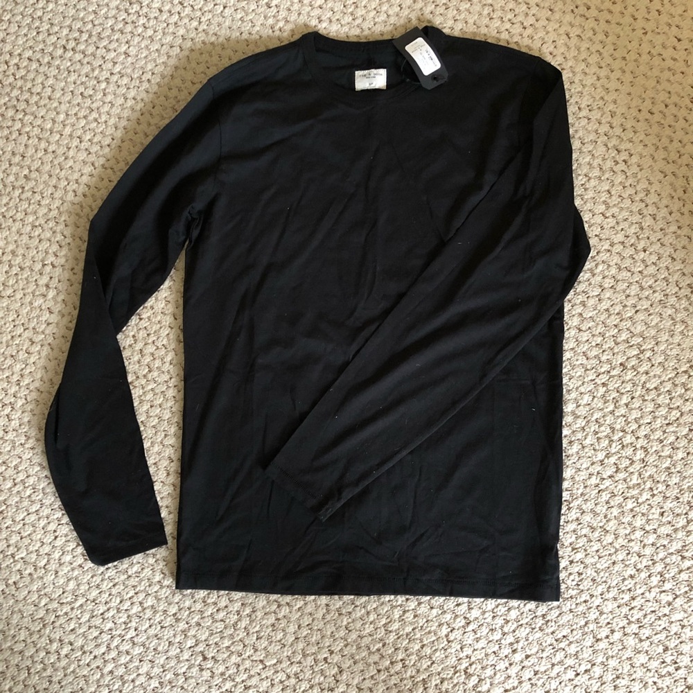 NWT Rag & Bone Classic Slim Fit Long Sleeve Tee